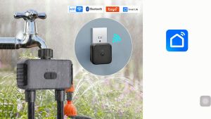 Yieryi อินเตอร์เน็ตไร้สายจับเวลา 2 ซ็อกเก็ตท่อจับเวลา เกษตรสมาร์ทชีวิต App ควบคุม