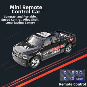 Mini Remote Control Alloy Sports Toy Car with Rescue and Racing Features