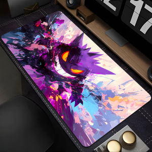 Bandai | Mouse Pad Pokemon Gengar 90x40cm Anime Cute Girl Gabinete Gamer Computer Desk Mat Keyboard Pad xxl Gaming Accessories Mousepad