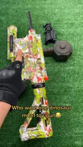 20 2 3 G el Ba l l M4 a 1 Safety Automatic Toy Gun Out do o r Game Bo y To y Soft Gun