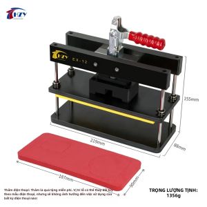 Dụng Cụ Cầm Tay Bằng Kim Loại HZY EX-12 Giá Đỡ Giữ Áp Lực Đa Năng Dùng Để Sửa Chữa Màn Hình LCD Và Nắp Lưng Điện Thoại iPhone X-17PM Android.