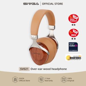 SIVGA SV021/Robin Over-ear Close-back Wood Headphone with Balanced High Fidelity Sound 50mm Wired Dynamic Driver Headset
