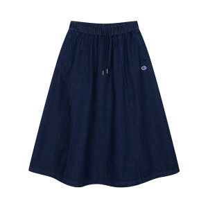 Champion | Slimming Denim Blue A-Line Skirt