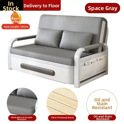 Compact Multi-functional Sofa Bed Foldable Stretchable Dual Use