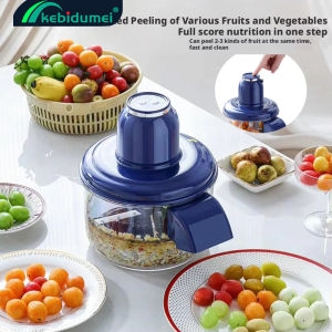 Kebidumei Automatic Electric Peeler Machine Grape Hands-Free Skin Remover Rechargeable Smart Fruit Machines For Berries Fruits