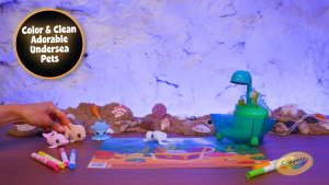 Crayola Scribble Scrubbie Glow Lagoon Pets Sea Animal Toys Toy Gift Set for Boys & Girls For Kid Ages 3+