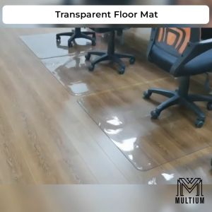 Transparent Office Floor Mat Floor protection mat Floor protector mat for rolling chair | Anti Slip Floor Mat