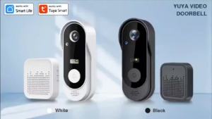 Tuya WiFi Home Smart Video Doorbell Outdoor Bidirectional HD Door Eye Camera 1080P Support SD Card Cloud Storage Waterproof