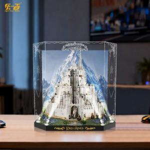 light your bricks | Lord of the Rings Minas Tirith Lighted Display Case Compatible with Lego