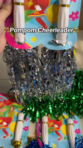 Pompom Cheerleader Rumbai / Pom Pom Tari Dapat 1 Pasang / 2 Pcs