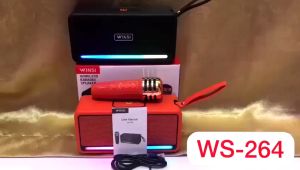 SPEAKER BLUETOOTH TWS WINSI WS-264 + MIC KARAOKE MICROPHONE WS264