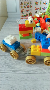 Mainan Blocks Roda Kincir Set Kantong Bricks Block Susun Balok Anak