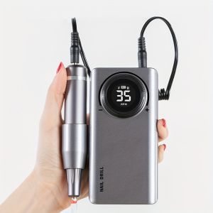 35000RPM Nail Drill Machine Gel Polisher Nail Grinder 36W Rechargeable Manicure Drill Machine