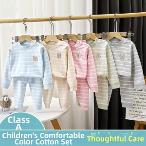 JIFANPAUL | Colorful Cotton Baby Autumn Outfit Set for Boys and Girls