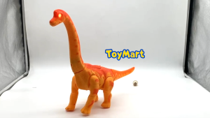 13” Egg Hatching Walking Toy Dinosaur Brachiosaurus Sounds & LED Projecting Sound & Light FX