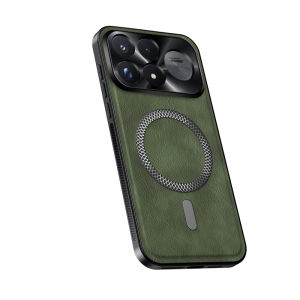 Magnetic For POCO F9 Ultra X8 Pro Max F8 Case Leather Textured Shockproof Back Smooth Delicate Effectively Resistant Dirt Cover