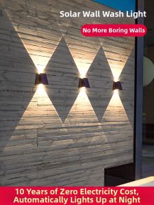 JUCHUENG | Waterproof Solar Wall Mounted Light