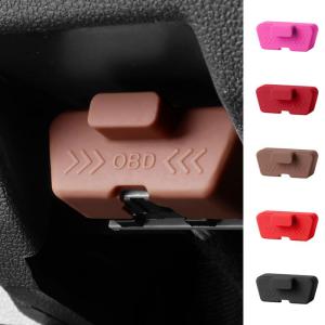 Car OBD2 Interface OBDII Dust Cover Silicone Protective SleeveDVR Diagnosis 16pin Plug Clogging Caps Waterproof Car Accessories