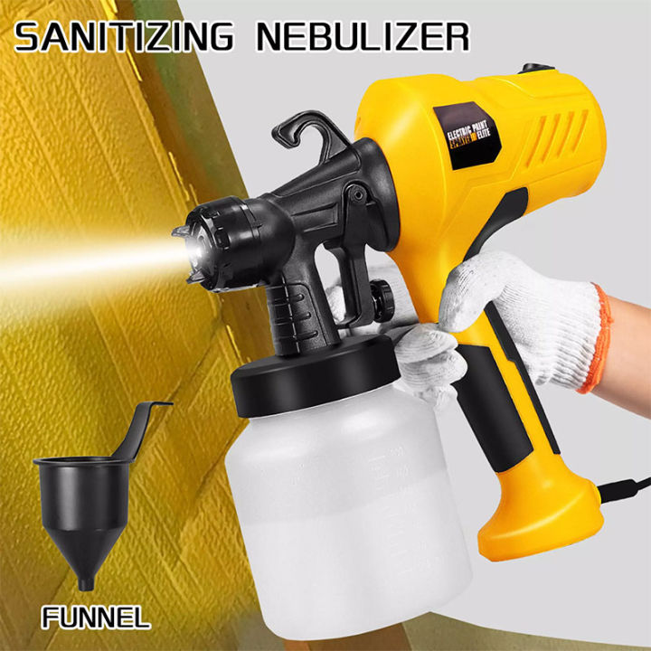 Bayee 550W Electric Paint Spray Gun 800ML Paint Zoom Spray Gun