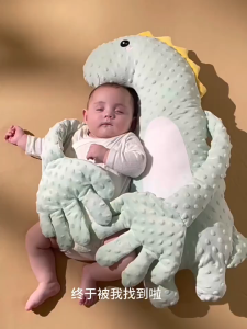 Baby Sleep Aid Cartoon Remote Control SooAutomatic Tapping Pillows Soft Electric Baby Patting Toy