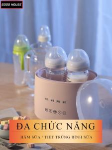 Máy hâm sữa đôi sưởi ấm hâm nóng thức ăn tiệt trùng sữa công suất mạnh mẽ Bảo hành 24 tháng lỗi 1 đổi 1 trong 7 ngày