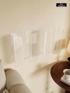 WUBUWEI | Transparent Wall-mounted Acrylic Bookshelf