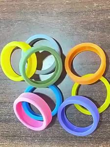8PCS Silicone Wheel Protector Luggage Compartment Wheel Protect Cover Trolley Case Silent Caster Sleeve Suitcase Accessories