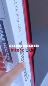 Dokumen Holder Isi 100 Pockets Folio Clear Holder Interxfolder CHX 2100F Box Cover