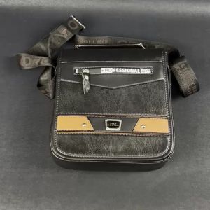 Tas Selempang Pria Terbaru 10\" INCHI Bahan Kulit Pu Leather Merk Polo Amstar 100% Real Picture