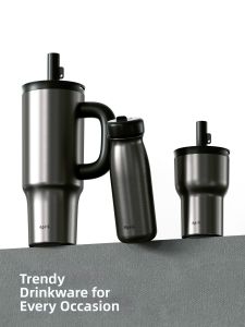 SIYUE | Portable Large Capacity Sports Thermal Cup with Straw