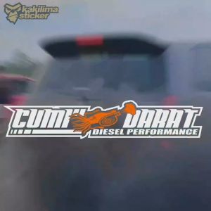 Sticker Cumi Darat Stiker Cumi-cumi Darat Sticker mobil diesel Innova Pajero Fortuner Ford rangers Panther L300 Mux Dmax Everrest Navara Hilux