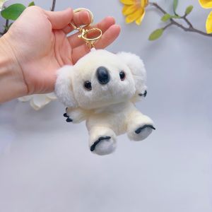 Fragrant Kaola Bear Plush Doll Car Key Ring Schoolbag Pendant Backpack Hanging Ornament Doll Gift Women
