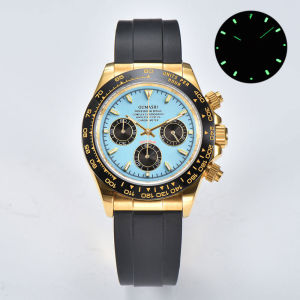 39mm Mens Watch with VK63 Movement Sapphire Glass Watch Crystal Business Style Mens Watch Mens Gift
