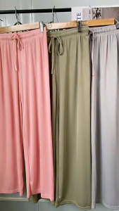 【 Buy 1 Get 3 】Total 3 | Womens Plain Wide-Leg Pants - Summer Trousers | High Quality