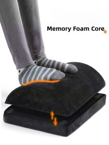 Office Footrest Soft Pad Pedal Leg Rest Anti-Lift Chairman Stool Modern Simple Style Adult Footrest Comfortable Sofa Accessory
