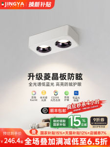 Jingya Ultra-Thin Double-Headed Cylinder Light Full-Spectrum Glare-Free Bedroom Living Room Eye-Protection App-Controlled LED Lamp