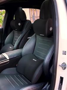 Car memory foam neck pillow protection lumbar backrest cushion lumbar cushion car headrest cushion