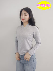 Pure Cotton Y911 New Style Womens Fake Collar Long Sleeve Cross over Y Collar Inner Wear Hanfu Traditional Chinese Costume