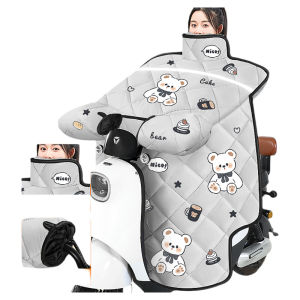 Tấm Chắn Gió Xe Máy Chống Nước Dày Dặn Mùa Đông Có Lót Lông Cừu Đa Năng Cho Xe Điện Và Xe Máy KINWIN 905Z