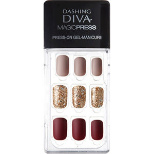 Dashing Diva Nail Art Full Cover False Nails Adhesive Nail Tips Easy Wearable Nail Stickers for Any Skin Type Beauty Tools