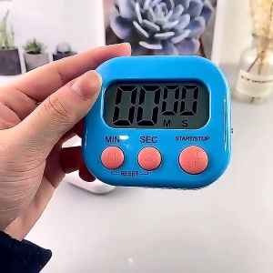 JE.ID Digital Timer Kitchen Mini LCD Alarm Timer Masak Dapur Clock Stopwatch Digital Kitchen Timers Alarm Dapur Masak Clock Digital Kitchen Timers Alarm Dapur Masak