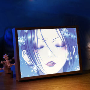 Nana Peripheral Light Painting Nana Ai Yazawa Two-Dimensional Animation Small Night Lamp Day Man Hand-Made Mirror Painting Gift