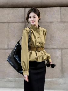 Trendy Korean Style High Waist Aesthetic Jacket