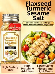 WENXIANGZAN | Organic Zero-fat Linseed Turmeric Sesame Salt