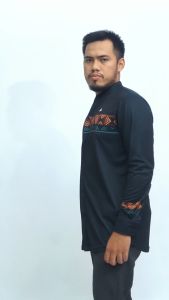 KHOIRUMMAH Kemeja Koko Full Print Jersey - Kemko Lengan Panjang - Dzikr