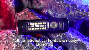 ASAFEE MY18 Multi-Functional Bike Light 1000LM Type-C Rechargeable Magnetic Hook LED Flashlight for Night Cycling