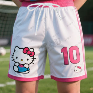 Summer New CHATGPT Special Edition HelloKitty 10 Print Baskerball Women Men Short Pants Jersey Casual Sports Training Shorts