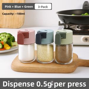 plys | Airtight Sealed Salt & Sugar Dispenser Glass Bottle