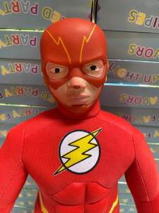 Myrainbow Boneka kepala karet superhero Flazz / Super Hero Flassh hadiah anak laki kado ultah mainan (05021529)