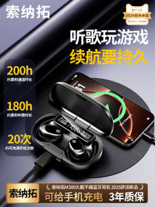 Wireless Bluetooth Earphones over Ear Bone Conduction Y200 Non Intra-Auricular Vivos19 Compatible Y300Pro Suitable for 2025 New Models